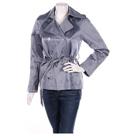 Trench coat curto DKNY cinzento