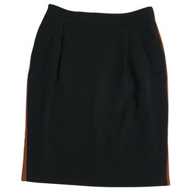 Falda Baum und Pferdgarten Marrón Negro
