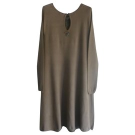 Twin Set Midikleid aus reiner Seide und Viskose
