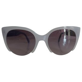 Max & Co Cat-Eye-Sonnenbrille grau Kunststoff