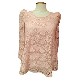 Camicia Claudie Pierlot in Guipure Rosa