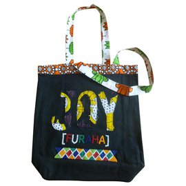 Borsa shopper in tela Max & Co Nera