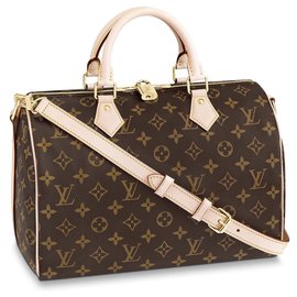 Louis Vuitton Speedy Monogram Bandouliere 30 Marrone