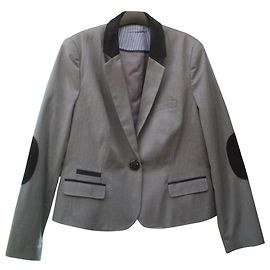 Autre Marque Veste en polyester grise Taille 44
