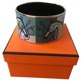 Hermès Coup de Fouet enamel bracelet