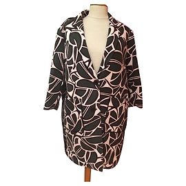 Gabardina Tara Jarmon de algodón oversize multicolor 38