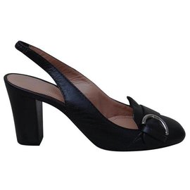 Décolleté Sergio Rossi in pelle nera 34.5
