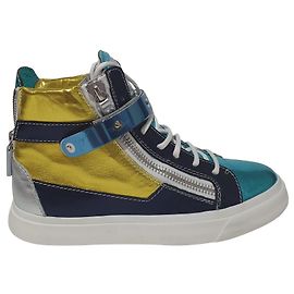 Giuseppe Zanotti Bohemia Cielo Sneaker aus Leder