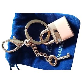 Mauboussin Promise Me Taschenanhänger Rosa Emaille Gold
