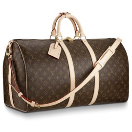 Louis Vuitton Keepall 55 Monogram Canvas Marron