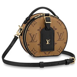 Louis Vuitton Mini Boite Chapeau Borsa a mano in pelle marrone