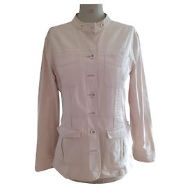 Autre Marque Chaqueta sahariana New Man de algodón beige