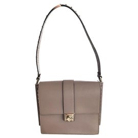 Sac à main Valentino Garavani en cuir beige