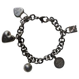 Bracciale Tiffany & Co in Argento 925 con Ciondoli