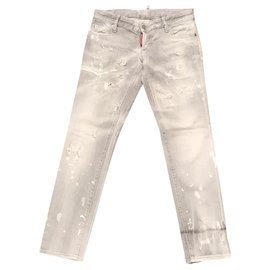 Jean Dsquared2 Gris en Coton