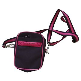 Lancel Pochette in tela bicolore.