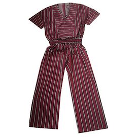 Bel Air Overall dunkelrot Viscose