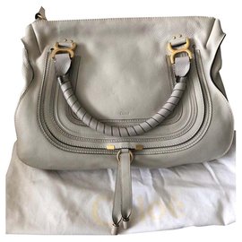 Chloé Bolso doble Marcie en piel de ternera granulada