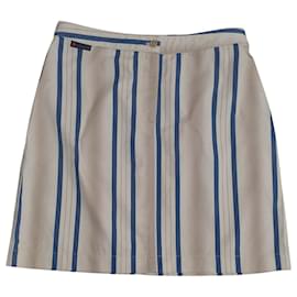 Dolce & Gabbana Gestreifter Baumwollrock