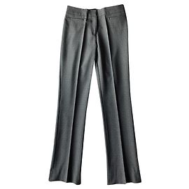 Pantaloni New York Industrie Principe di Galles in misto lana