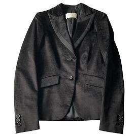 Chaqueta de terciopelo negro Ermanno Scervino