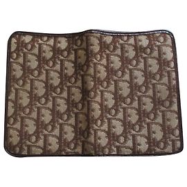 Christian Dior Signature wallet, CANVAS AND LEATHER.