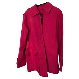 Trench Louis Vuitton in cotone fucsia