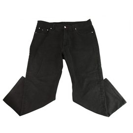 Tommy Hilfiger Madison Algodón negro Hombres Pantalones casuales Pantalones Talla 36 / 38