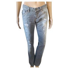 Vaqueros Just Cavalli Grises de Algodón Talla 29