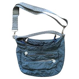 Stella Mc Cartney borsa in tessuto a righe Stella McCartney / Lesportsac