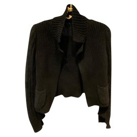 Gilet Chanel Nero Lana e Cashmere