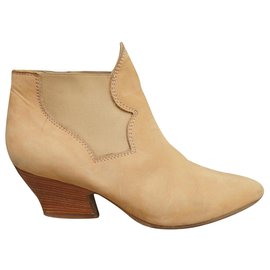 Stivali Chelsea Acne in scamosciato giallo 37