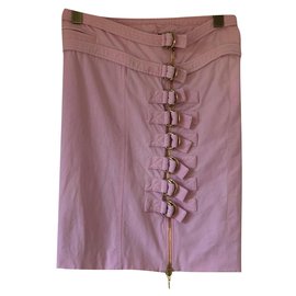 Versace Rock aus Baumwolle Rosa