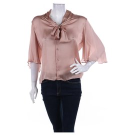 Camicia in seta Ralph Lauren Black Label Rose Ashes