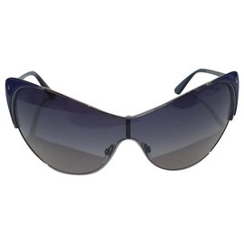 Occhiali da sole Tom Ford Blu e Argento Metallo