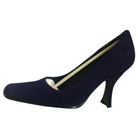 Prada Camoscio Pumps Lila Wildleder