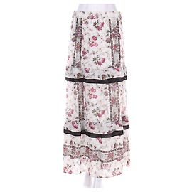 Club Monaco Blumenrock aus Viskose und Polyamid