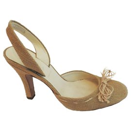 Tacchi Prada Hessian (VINTAGE ▾)