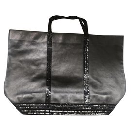 Vanessa Bruno Borsa tote grande in pelle glitterata