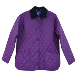 Giacca trapuntata Barbour viola