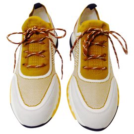 Sneakers Hermès ADDICT in pelle di capra multicolore 37