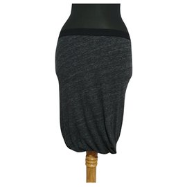 Falda Iro gris de algodón XS