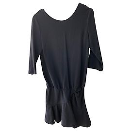 Ba&Sh kurzes Volantkleid navy blau