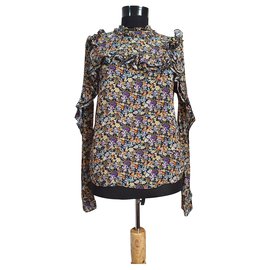 Autre Marque Blusa floral de viscosa Birgitte Herskind