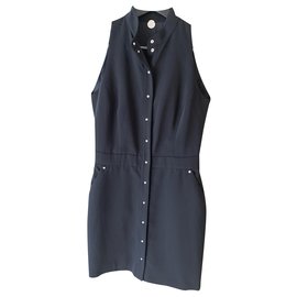 Azzaro Kleid aus schwarzer Seide