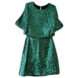Autre Marque H&M Paillette Paillettenkleid Grün