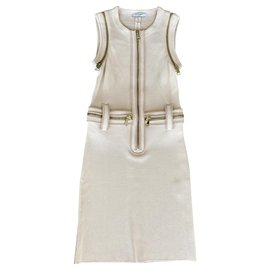 Vestido Givenchy de viscosa color nude