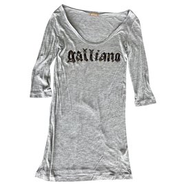 Galliano Viscose Tunic Grey