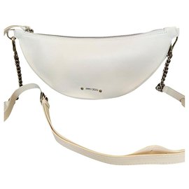 Sac ceinture Jimmy Choo beige en cuir