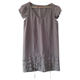 comptoir des cotonniers silk dress Silk mid-length dress